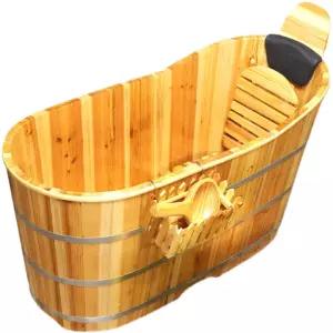 나무 욕조 찜질  펜션 목욕 통 자쿠지 욕실 성인