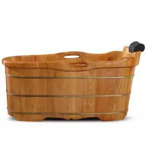 히노끼 욕조 원목 약탕 히노키 간이 욕조 1인 이동식