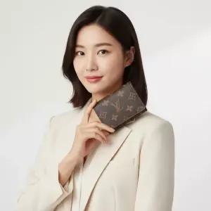 루이비통 ) 지갑 명함 플랩 비지니스 엔벨로프 모노그램 색상선택)