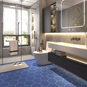 접착 주방 욕실 부착용 목재 벽데코타일 바닥 3D 부엌 무광 프랑스풍 데코타일 오염