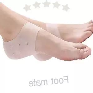 발뒤꿈치 보호 젤 쿠션 패드 각질 갈라짐 완화 실리콘 덧신 형태 발관리 보습