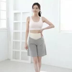 갤러리아 쁘띠마리에 와이드 심리스 5부 임산부레깅스 이지웨어