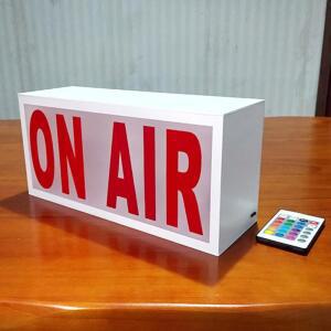 온에어 레코딩 스튜디오 스튜디오 3 led보드 배터리 발광 네온 흰색 비디 화이트 침실