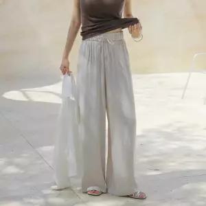 [시크폭스] [린넨라이크] 아르비 밴딩 와이드 슬랙스_61SL2153