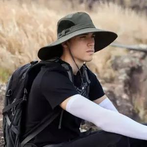 일상잇템 사이드단추 메쉬 사이즈 조절 아마존 스트링 등산모자