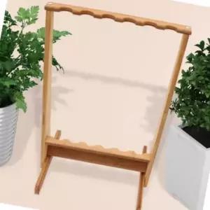 우드 6칸 로드 거치대 낚시대전시 홀더 매장용