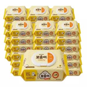 깨끗한나라 보솜이 물티슈캡 60매 24개