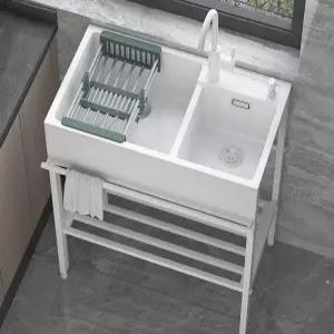 소형 개수대 베란다 사무실 미니싱크대 야외 간이 세면대 주방 실외 워시볼 휴대용