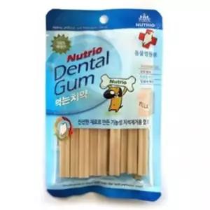강아지양치껌 강아지 치석제거 덴탈츄 우유 먹는치약 양치껌 20P