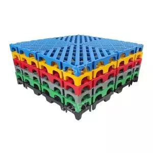 조립식발판 바닥 세차장 마루 공장 40x40cm 플라스틱 깔판 데크