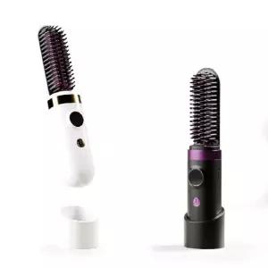 (단)[플라츠] 볼륨업 무선 빗 고데기 파이널(일체형)