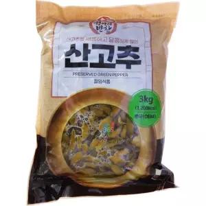 산고추 고추지 절임 3kg 1개