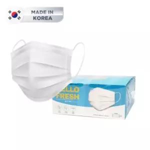 국산 헬로우 프레쉬 일회용 비말 마스크 1box(50ea)