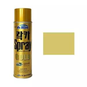 (일신) 스프레이락카 420ml 금색(332) (10개입)