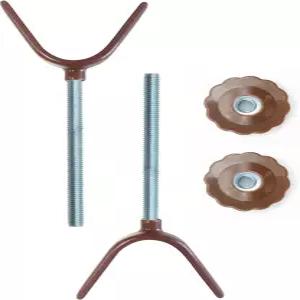 반려동물 및 반려견 압력 장착 안전 게이트용 Vmaisi 2팩 8MM 전연령 Y자형 나사 스핀들 로드 어댑터