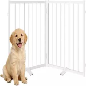 문이 있는 SNUOWU 풀 메탈 프리스탠딩 게이트 실내 및 실외용 접이식 애완견 울타리 집 계단 현관 데크