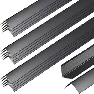 테르웬 30개 알루미늄 합금 금속 몰딩 코너 가드 48 x 1.2 인치 벽 90 앵글 도어 프레임 캐비닛 베이스보드