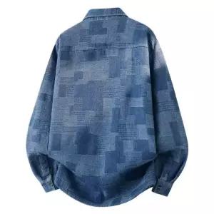 남사친 청 캐주얼 가을 입체도 긴팔 셔츠 봄가을 프로 DUCHI3