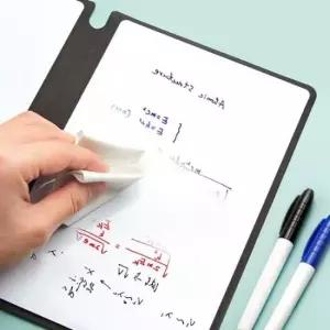노트 화이트보드 미니화이트보드다이어리 휴대용 블랙