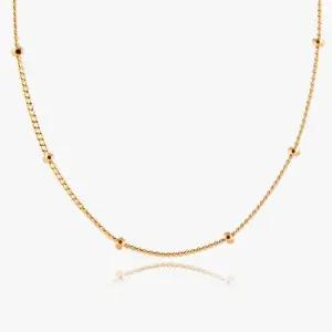 엘렌쥬얼리 14K 18K 커브 루루 체인 금 목걸이