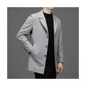 남성 캐주얼 정장 자켓 봄가을 트렌치코트 하프 빅사이즈 상의 코트 MODU3