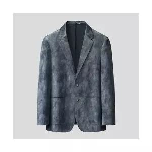 남성 캐주얼 정장 자켓 가을 빅사이즈 코트 오버사이즈 풀 프린트 평상복 MODU3