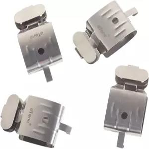 리드 블록이 있는 4xPCS 스테인리스 스틸 필름 클립 스트레이트 공기 건조 암실 장비 35 20 롤 35mm 음극