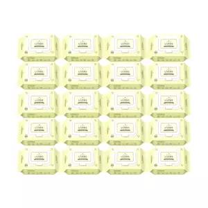 리벤스 대용량 엠보싱 아기물티슈 오리지널플러스 캡형 100매 20팩