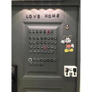 링어데이트 달력 인테리어 소품 장식 5바퀴 디데이 신년선물 오브제 서클 레트로