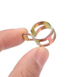 고온 스테인리스 스틸 용수스틸 클립 패스너 튜브 클램프  오일 라인 워터 호스 파이프 아연 도금  10 개 5