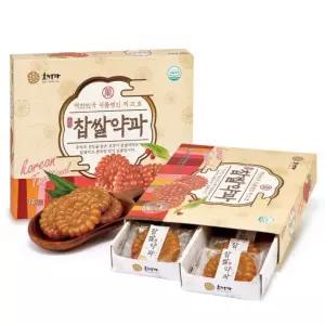 호정가 찹쌀약과 전통 약과 간식 490g 1개 (14개입)