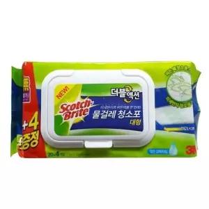 ( )물걸레청소포(대형) 20+4 3M 스카치 더블액션