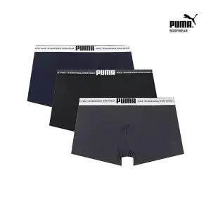 푸마 언더웨어푸마 남성 시그니처 로고 블랙드로즈 3종 세트 1822835