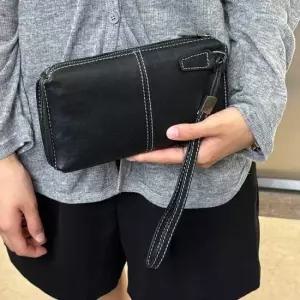 손목클러치 소가죽 미니 클러치백 카드수납 소지품보관 외출가방