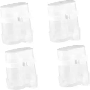 밀리스텐 4pcs 자동 조류 음용 급수기 및 이중 사용 대형 평평한 먹이 컵과 작은 애완동물