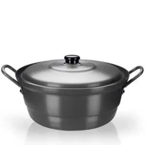 업소용튀김솥 국솥 경질 냄비 찜솥 찜냄비 튀김 곰솥 뚜껑있음 42cm