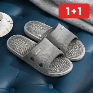 사무실 지압슬리퍼 건강 마사지 임산부 병원 실내화 발편한 붓기  1+1