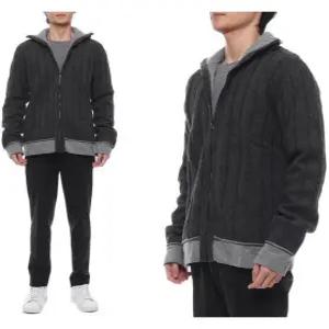 [돌체앤가바나]남성 면 울 혼방 집업 니트 (G6J82K F65C6 S9058)