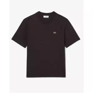 라코스테 (여성) 26SS 릴렉스핏 베이직 반팔 티셔츠 TF7215-56G 3LA (브라운) 436590