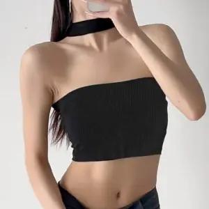 다용도 피트니스 여성 필라폴웨어 골지 목끈 나시