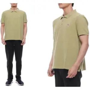 [메종키츠네]25SS 남성 폭스헤드 패치 폴로 반팔티셔츠 (LM00208KJ7002 P357 25S)