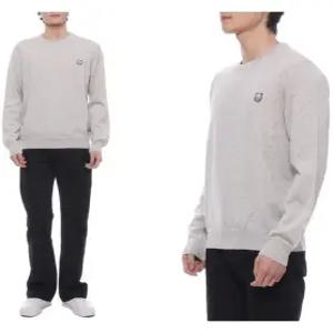 [메종키츠네]남성 볼드 폭스헤드 패치 울 니트 (MM00815KT1036 H120 24S)