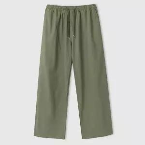 [리빌모아]남자 디오 린넨 와이드 밴딩팬츠 AT PTS Q002 카키_P422769477