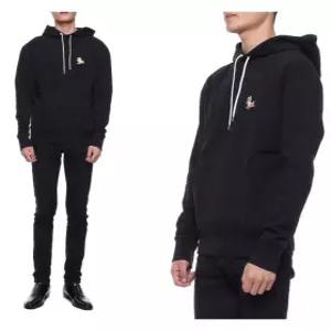 [메종키츠네]22FW 남성 칠랙스 폭스 패치 후드티셔츠 (IU00355KM0001_P199_22F)