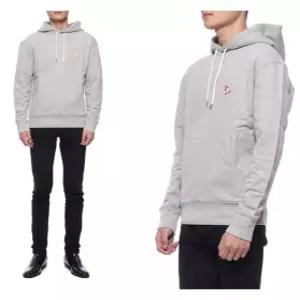 [메종키츠네]22FW 남성 칠랙스 폭스 패치 후드티셔츠 (IU00355KM0001_H150_22F)