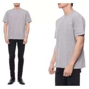 [메종키츠네]22FW 남성 프로필 폭스 반팔티셔츠 (GM00116KJ0008_H150_22F)