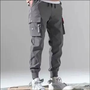 [하프클럽/]남성 카고 조거팬츠 밴딩 트레이닝 바지 데일리 2색