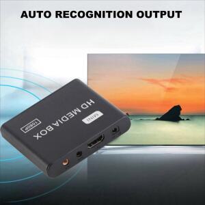 호환 풀 HD 미니 1080P 미디어 플레이어 박스 지원 USB MMC RMVB MP3 AVI MKV 미디어 플레이어 고화질 미디어 플레이어