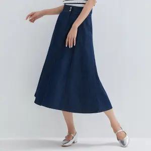 데님 플레어 스커트 RMWJD37RT1-T