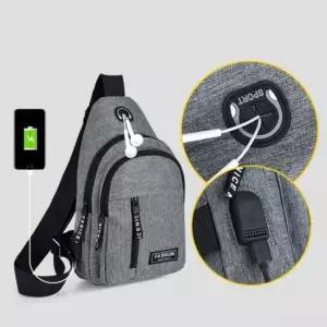 남자 미니 크로스백 이어폰구멍 슬링백 백팩 남성그로스백 헬스가방 남자헬스가방